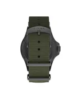 Timex Men's Solar Green Fabric Strap Watch 41 mm