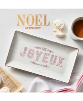 Le Creuset Noel Joyeux Stoneware Hostess Tray