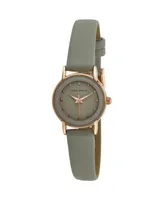 Laura Ashley Women's Faux Leather Strap Watch 24mm