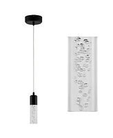 Bolha 1-Light Bubble Modern Minimalist Integrated Led Pendant