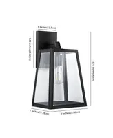 Pasadena Modern Industrial Angled Led Outdoor Lantern