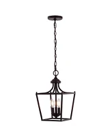 Camden -Light Iron Classic Midcentury Pendant Lantern