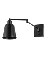 Cary Iron Contemporary Swing Arm Wall Light