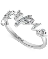 Effy Diamond Zodiac Scorpio Ring (1/8 ct. t.w.) Sterling Silver