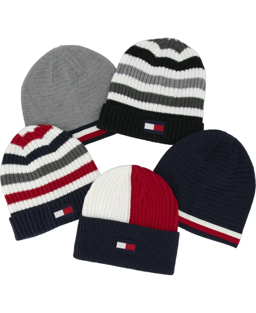 Tommy Hilfiger Men's Striped Edge Beanie