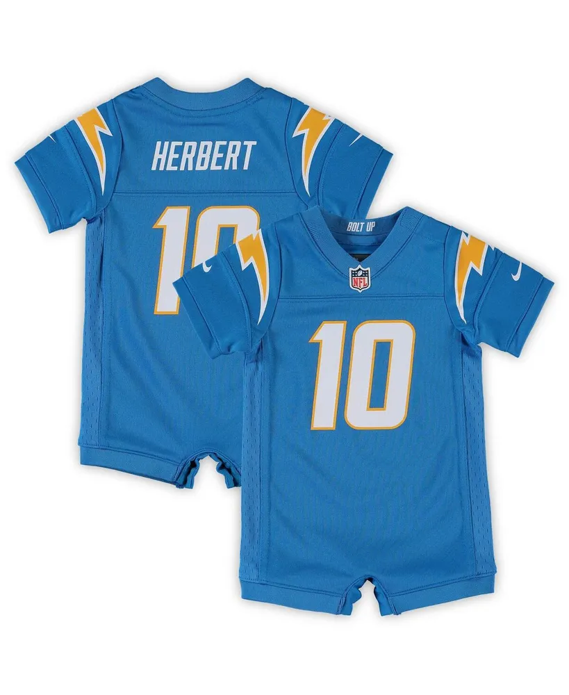 NEW Nike Justin Herbert NFL LA Chargers powder blue jersey XXL