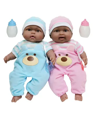 Berenguer Boutique Twins 13" African American Baby Dolls