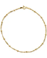 Giani Bernini 18K Gold over Sterling Silver Ankle Bracelet