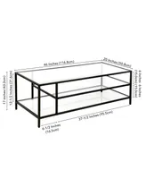 Winthrop Coffee Table with Shelves