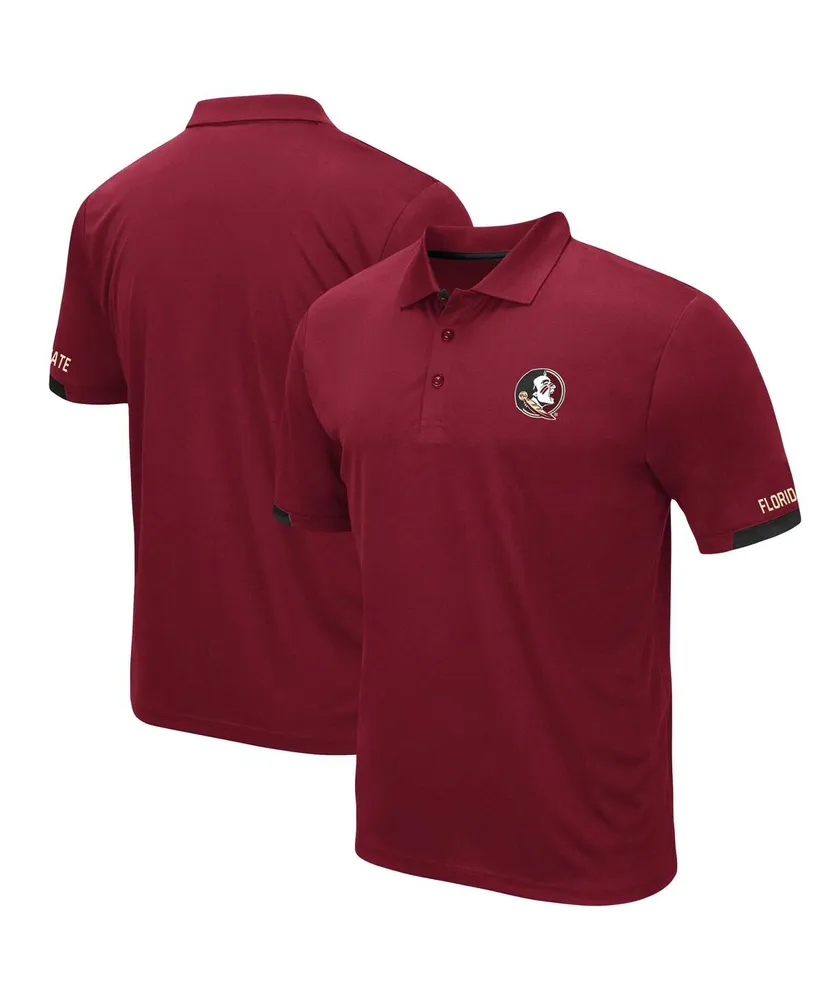 Men's Garnet Florida State Seminoles Logo Santry Polo Shirt