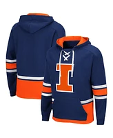 Men's Orange Illinois Fighting Illini Lace Up 3.0 Pullover Hoodie