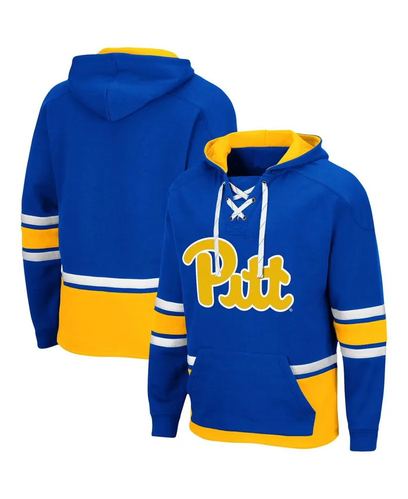 Men's Colosseum Pitt Panthers Lace Up 3.0 Pullover Hoodie