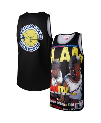 Men's Tim Hardaway and Latrell Sprewell Black Golden State Warriors Slam Player Tank Top