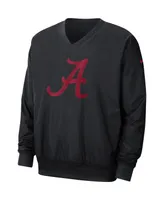 Men's Black Alabama Crimson Tide Stadium Pullover Windbreaker