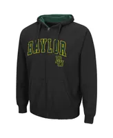 Men's Black Baylor Bears Arch Logo 3.0 Full-Zip Hoodie