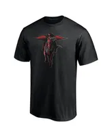 Men's Black Texas Tech Red Raiders Team Midnight Mascot T-shirt