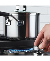 KitchenAid Stainless Steel 2 Quart Induction Sauce Pan with Measuring Marks and Lid