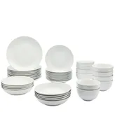 Tabletops Gallery Round 40 Pc. Dinnerware Set, Service for 10