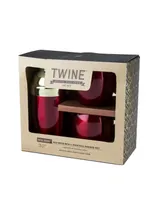 Twine Moscow Mule Mug and Cocktail Shaker, Set of 3