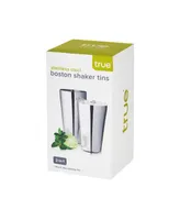 True Brands Advance Stainless Steel Boston Shaker Tins, 2 Piece