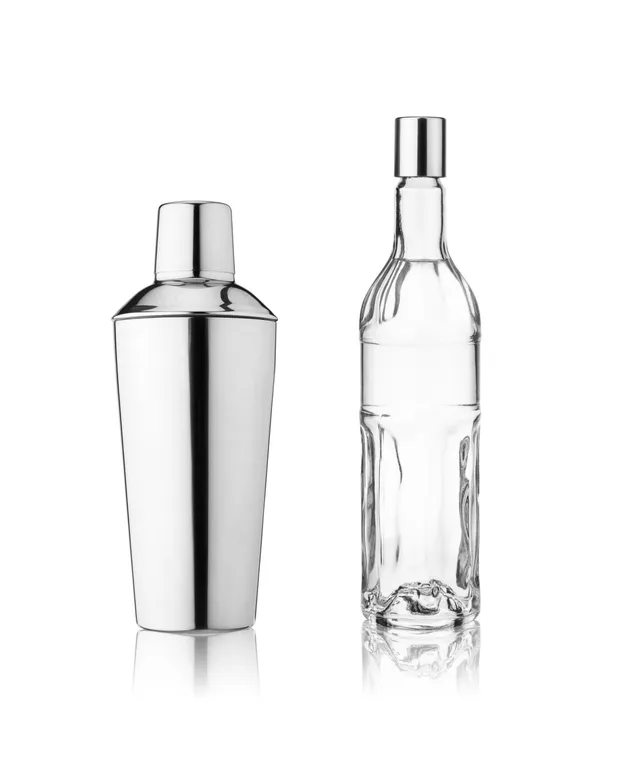 True Brands Contour Cocktail Shaker, 12 Oz