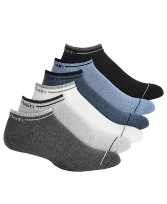 Calvin Klein Six-Pack Back Tab Ankle Socks
