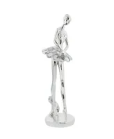 Modern Dancer Sculpture, Set of 3 - Silver
