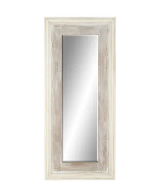 Farmhouse Wood Wall Mirror, 59" x 26"