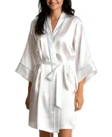 Linea Donatella Maid Of Honor Satin Wrap Robe