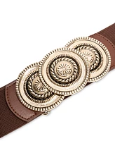 I.n.c. International Concepts Round-Buckle Stretch Belt, Created for Macy's