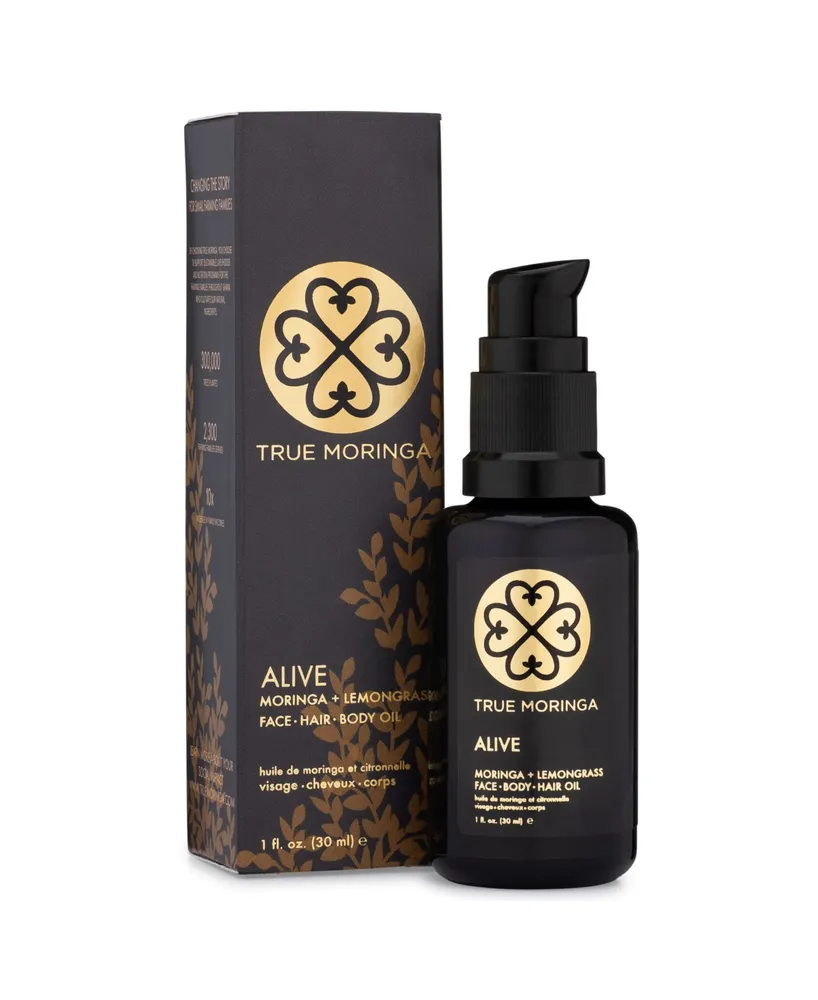 True Moringa Moringa & Lemongrass Facial Oil, 1 oz.