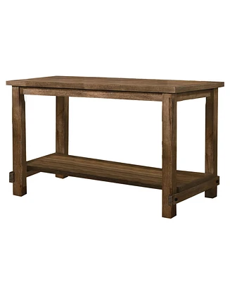 Janet Driftwood Transitional Counterheight Table