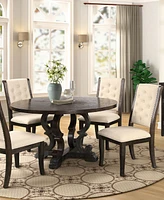 Rustic Dining Side Chairs, Set of 2