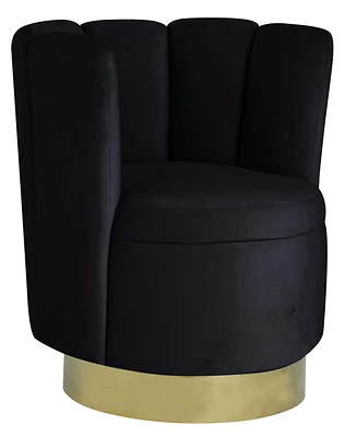 Ellis Upholstered Swivel Accent Chair