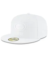 Men's Green Bay Packers White on White 59FIFTY Fitted Hat