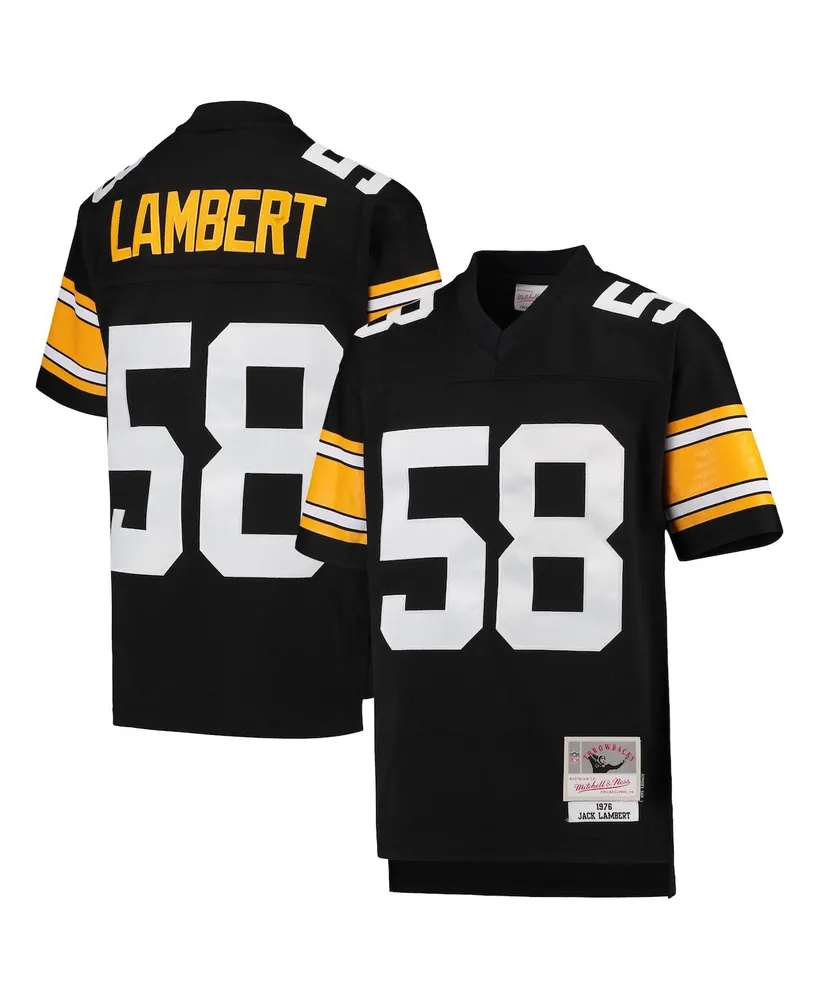 Big Boys Jack Lambert Black Pittsburgh Steelers 1976 Legacy Retired Player Jersey