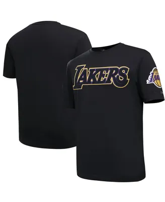 Men's Black Los Angeles Lakers Chenille T-shirt