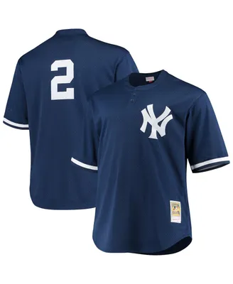 Men's Derek Jeter Navy New York Yankees Big and Tall Batting Practice Replica Player Jersey