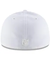 Men's San Francisco 49ers White on White Low Profile 59FIFTY Fitted Hat