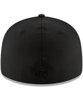 Men's Black Tampa Bay Buccaneers Historic Logo Black on Black Low Profile 59FIFTY Ii Fitted Hat
