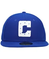 Men's Royal Indianapolis Colts Logo Omaha 59FIFTY Fitted Hat