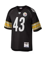 Men's Troy Polamalu Black Pittsburgh Steelers Legacy Replica Jersey