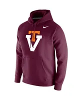 Men's Maroon Virginia Tech Hokies Vintage-Like School Logo Pullover Hoodie