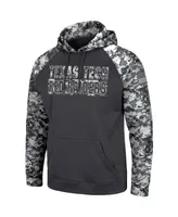 Men's Charcoal Texas Tech Red Raiders Oht Military-Inspired Appreciation Digital Camo Pullover Hoodie