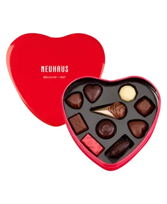 Neuhaus Belgian Chocolates in a Red Metal Heart