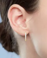 Diamond Graduated Spear Earrings (1/5 ct. t.w.) in 14k Gold-Plated Sterling Silver - Gold