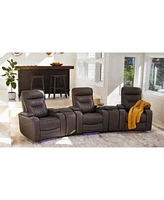 Jabarr Beyond Leather Theater Seating Created For Macys