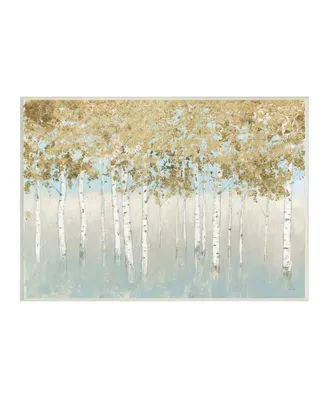 Stupell Industries Abstract Gold-Tone Tree Landscape Painting Wall Plaque Art, 10" x 15" - Multi