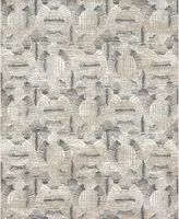 Drew & Jonathan Home Vanguard Valiant 6'6" x 9'6" Area Rug - Silver