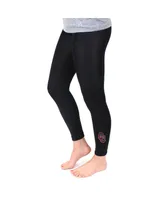 Women's Black Oklahoma Sooners Fleece Leggings